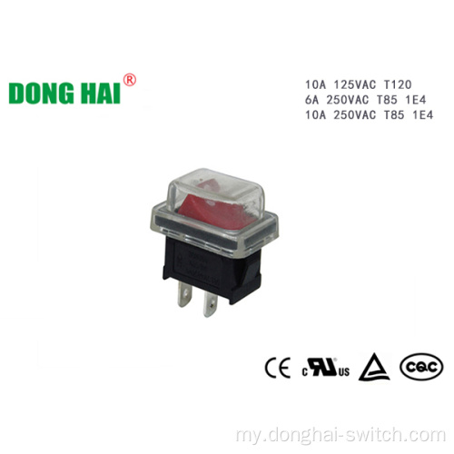 ရေစိုခံ Black Mini Rocker Switch